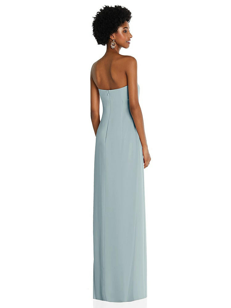 【NEW】【STYLE: 3109】ドレープ シフォン grecian 列 ガウン コンバーチブル ストラップ【COLOR: Morning Sky】【SIZE: 00-30W】