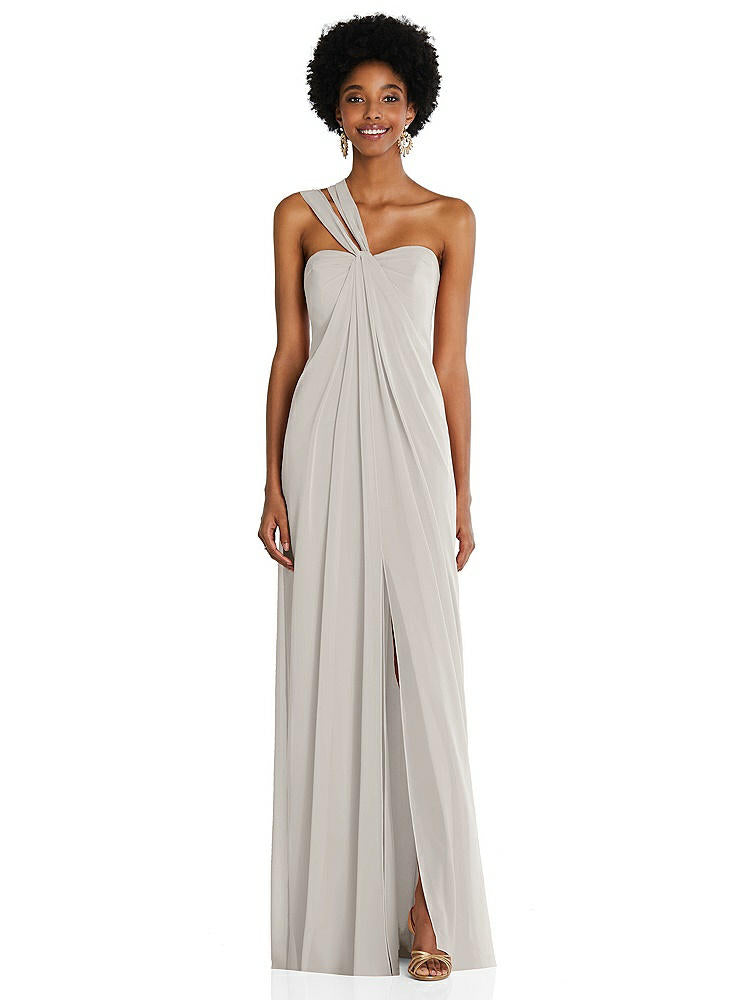 Grey grecian bridesmaid dress best sale