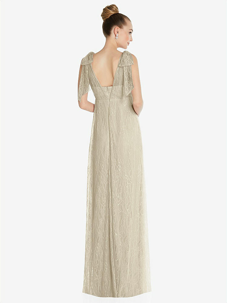【NEW】【STYLE: TH096】帝国 ウエスト コンバーチブル サッシ ネクタイ レース マキシ ドレス【COLOR: Champagne】【SIZE: 00-30W】