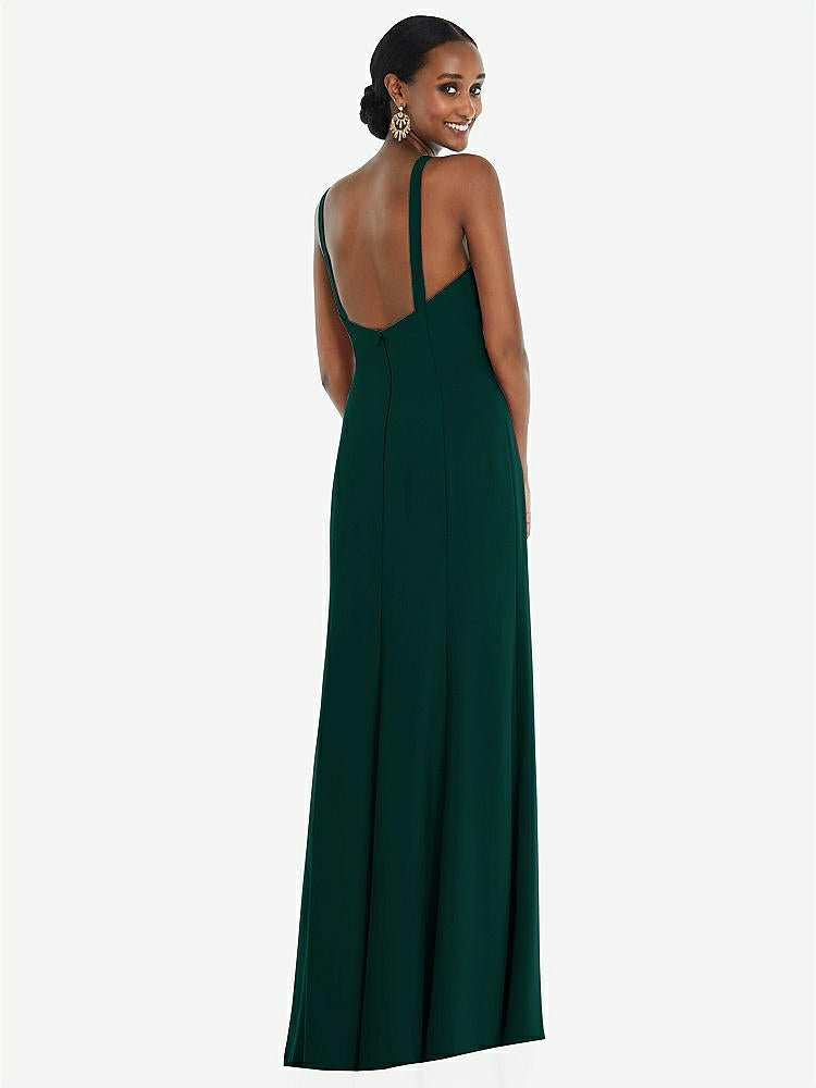 【NEW】【STYLE: 3093】クロス クロス ホルター プリンセス ライン トランペット ガウン【COLOR: Evergreen】【SIZE: 00-30W】