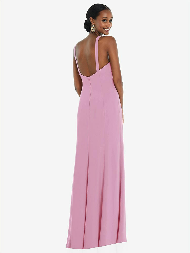【NEW】【STYLE: 3093】クロス クロス ホルター プリンセス ライン トランペット ガウン【COLOR: Powder Pink】【SIZE: 00-30W】