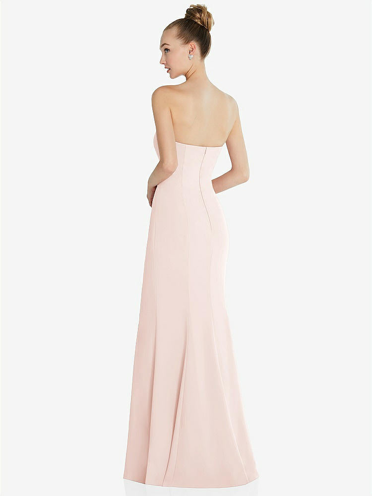 【NEW】【STYLE: 6860】ストラップレス プリンセス ライン クレープ 人魚 ガウン【COLOR: Blush】【SIZE: 00-30W】