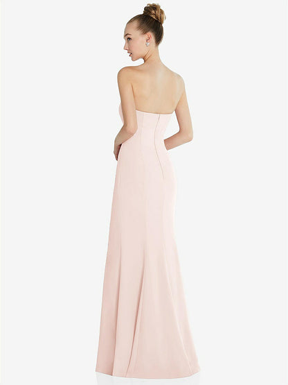 【NEW】【STYLE: 6860】ストラップレス プリンセス ライン クレープ 人魚 ガウン【COLOR: Blush】【SIZE: 00-30W】