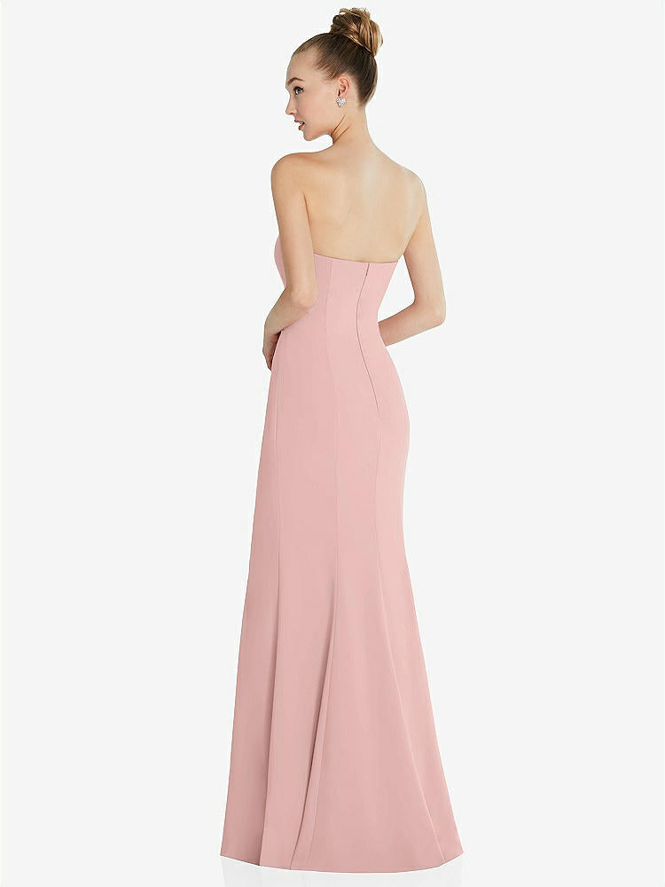 【STYLE: 6860】Strapless Princess Line Crepe Mermaid Gown【COLOR: Rose - PANTONE Rose Quartz】
