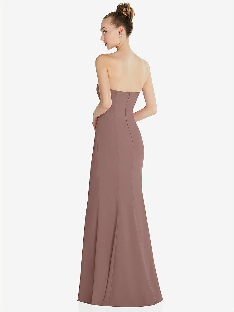 【STYLE: 6860】Strapless Princess Line Crepe Mermaid Gown【COLOR: Sienna】