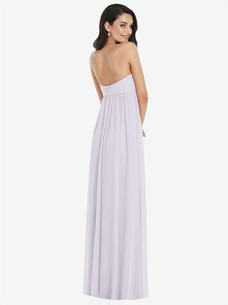 【NEW】【STYLE: 3101】ひねり シアレッド ストラップレス 帝国 ウエスト ガウン オプション ストラップ【COLOR: Moondance】【SIZE: 00-30W】
