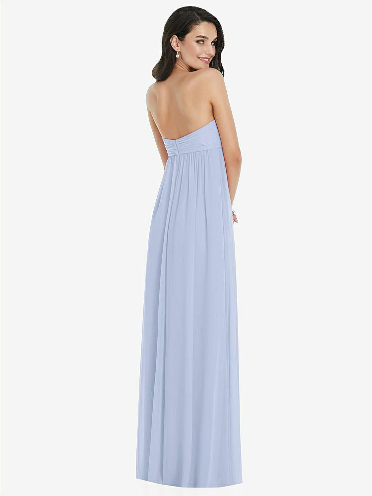 【NEW】【STYLE: 3101】ひねり シアレッド ストラップレス 帝国 ウエスト ガウン オプション ストラップ【COLOR: Sky Blue】【SIZE: 00-30W】