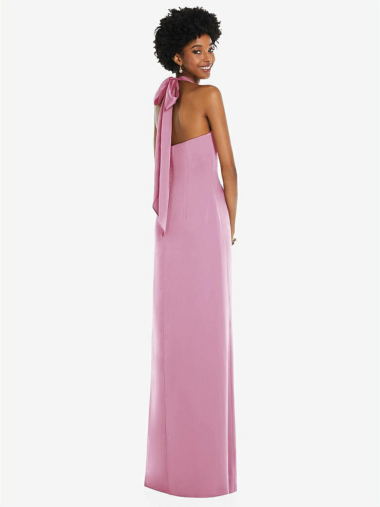 【NEW】【STYLE: 3110】ドレープ サテン ギリシャン 列 ガウン コンバーチブル ストラップ【COLOR: Powder Pink】【SIZE: 00-30W】
