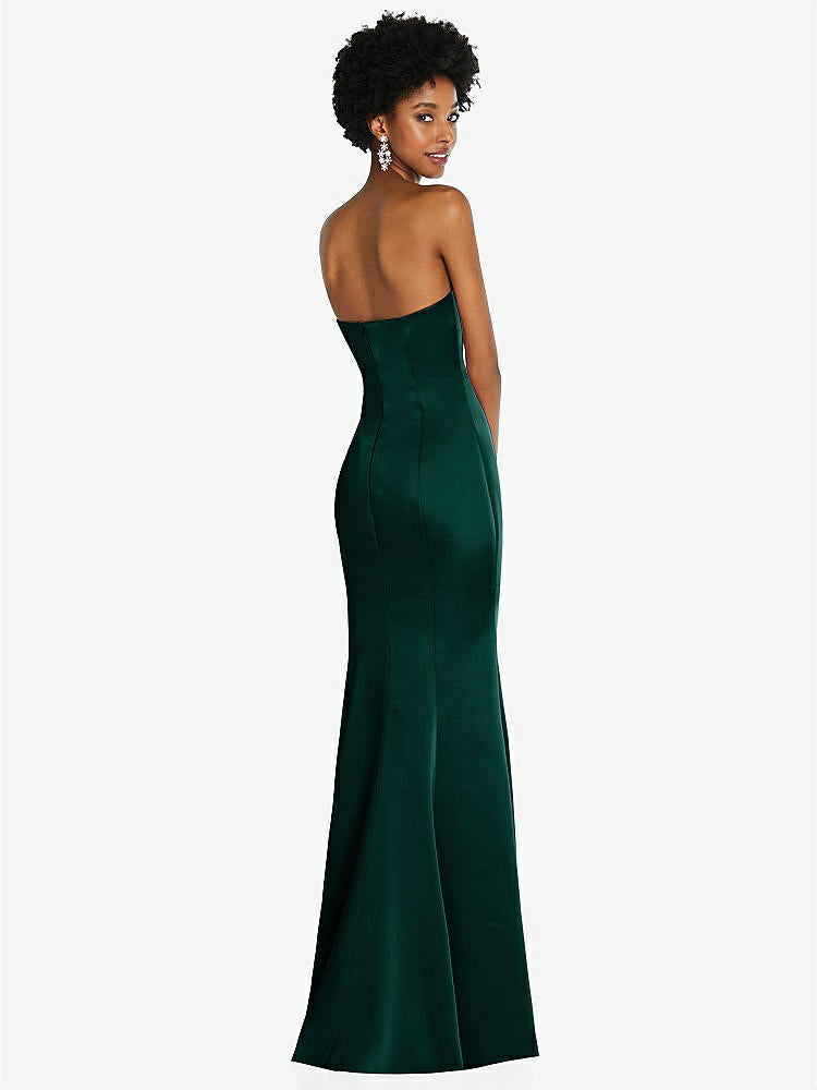 【NEW】【STYLE: 6859】ストラップレス プリンセス ライン ルクス charmeuse 人魚 ガウン【COLOR: Evergreen】【SIZE: 00-30W】