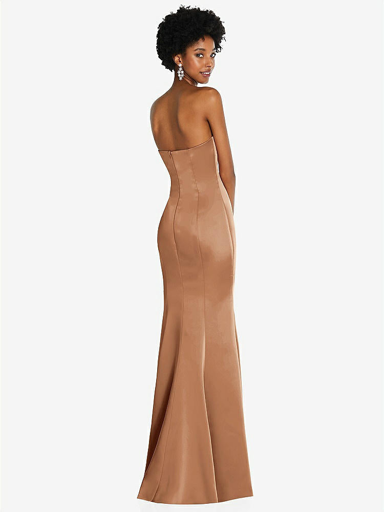 【STYLE: 6859】Strapless Princess Line Lux Charmeuse Mermaid Gown【COLOR: Toffee】