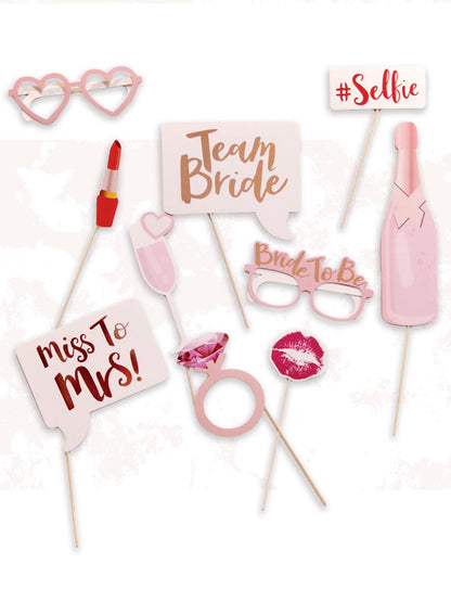 Photo props [Bachelorette] 10 pieces set