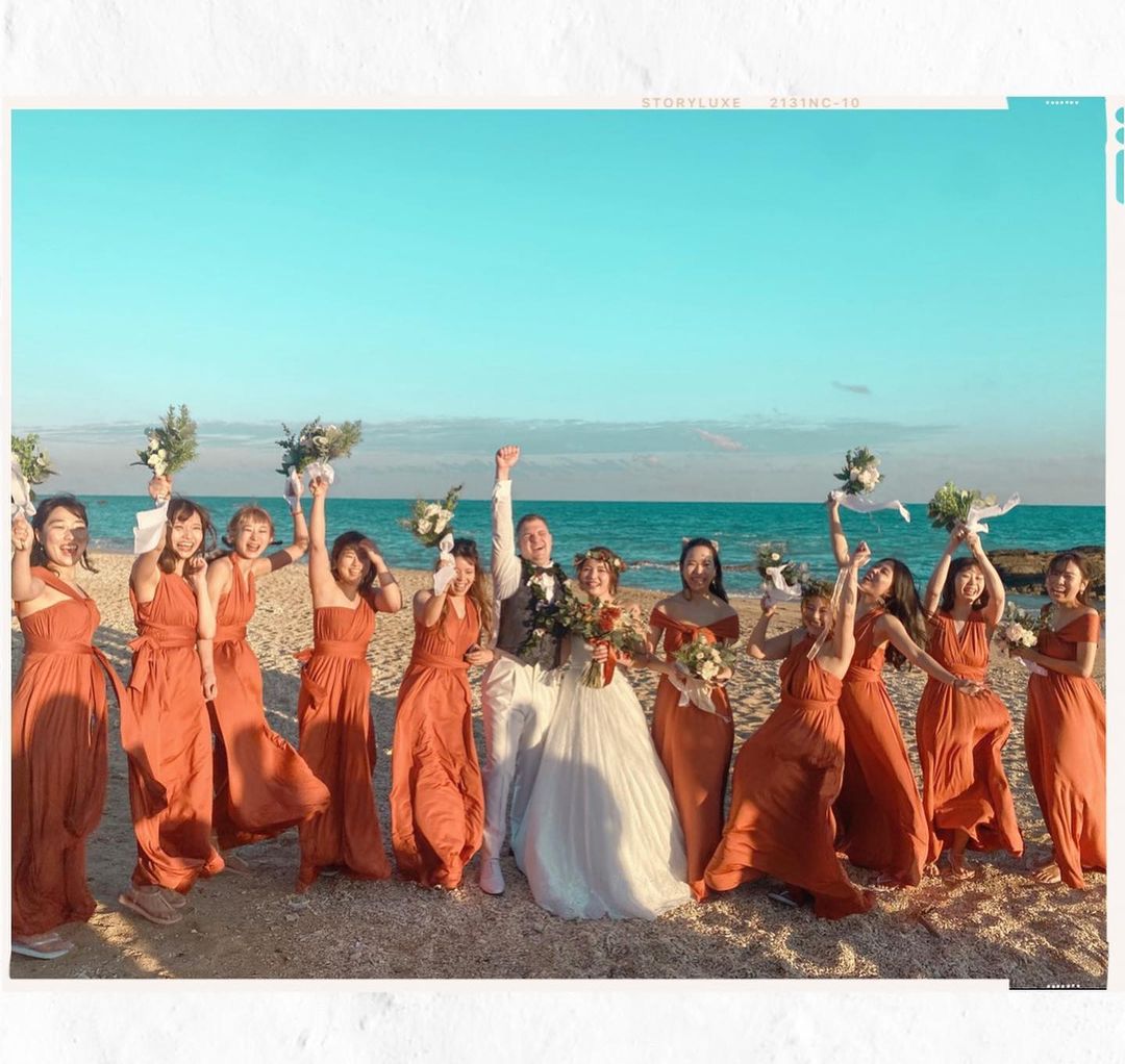 【テラコッタ】TW001 インフィニティドレス  [即日発送]