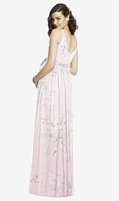 【NEW】【STYLE: M424】ノースリーブ ノッチ マタニティ ドレス【COLOR: Watercolor Print】【SIZE: 00-30W】