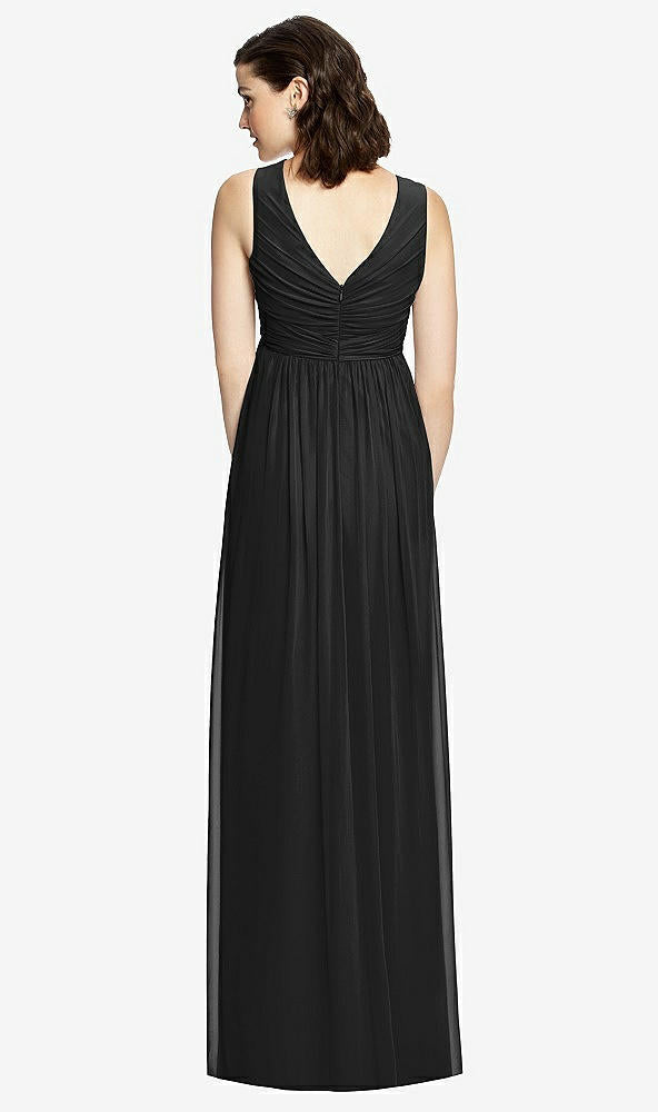 【STYLE: M429】 Sleeveless Shirred Skirt Maternity Dress【COLOR: Black】