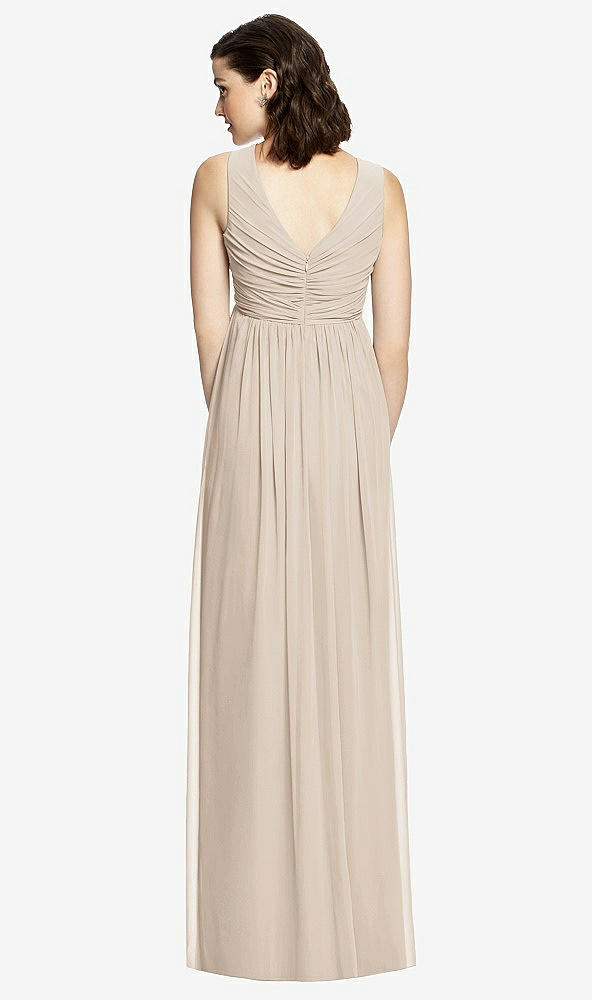 【STYLE: M429】 Sleeveless Shirred Skirt Maternity Dress【COLOR: Nude Gray】