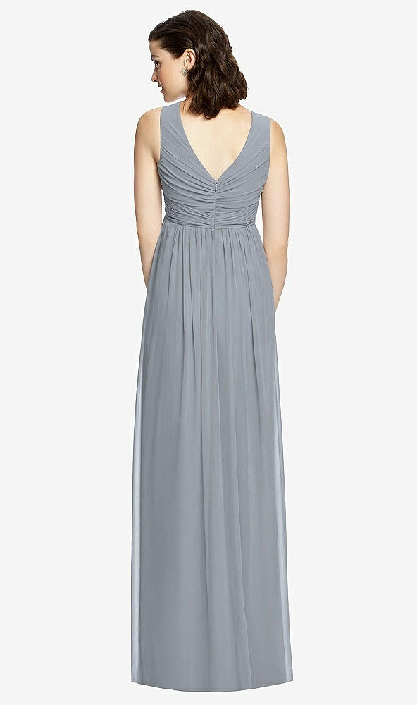 【STYLE: M429】 Sleeveless Shirred Skirt Maternity Dress【COLOR: Platinum】