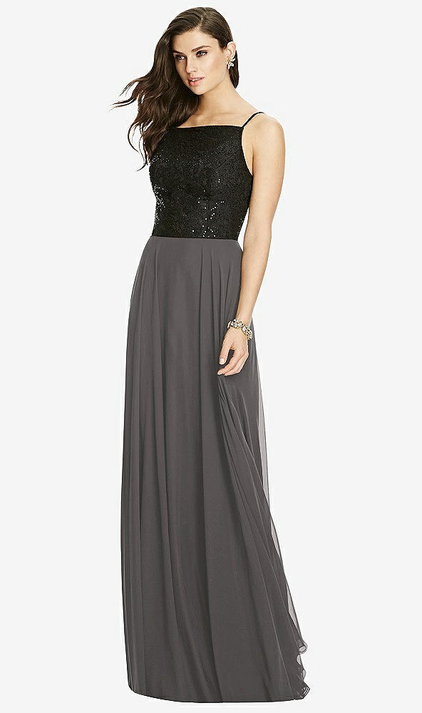 【STYLE: S2984】Chiffon Maxi Skirt【COLOR: Caviar Gray】