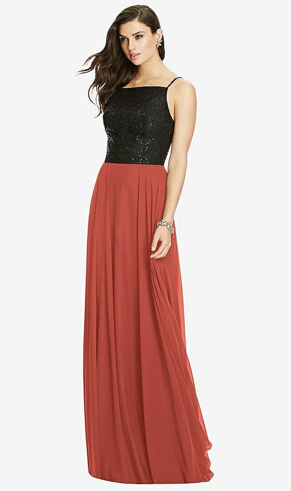 【STYLE: S2984】Chiffon Maxi Skirt【COLOR: Amber Sunset】