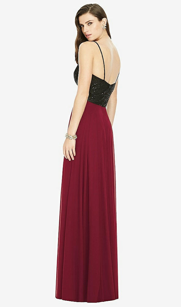 【STYLE: S2984】Chiffon Maxi Skirt【COLOR: Burgundy】