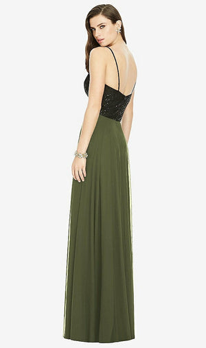【STYLE: S2984】Chiffon Maxi Skirt【COLOR: Olive Green】