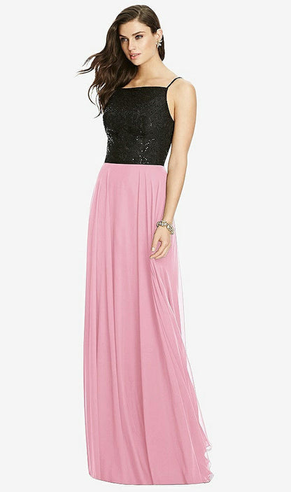 【NEW】【STYLE: S2984】シフォン マキシ スカート【COLOR: Peony Pink】【SIZE: 00-30W】