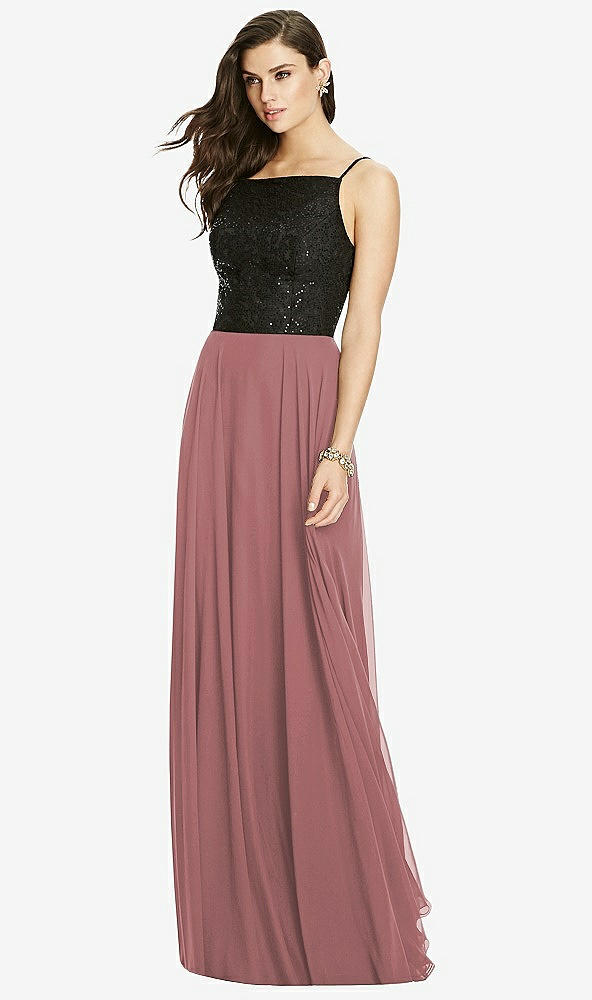 【STYLE: S2984】Chiffon Maxi Skirt【COLOR: Rosewood】