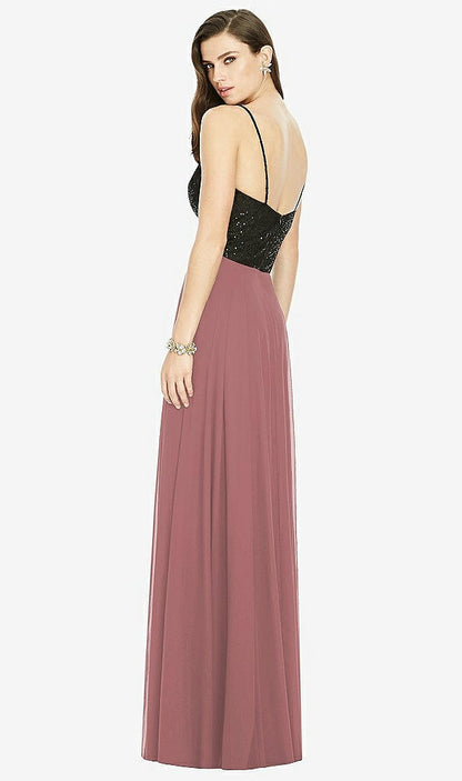 【STYLE: S2984】Chiffon Maxi Skirt【COLOR: Rosewood】