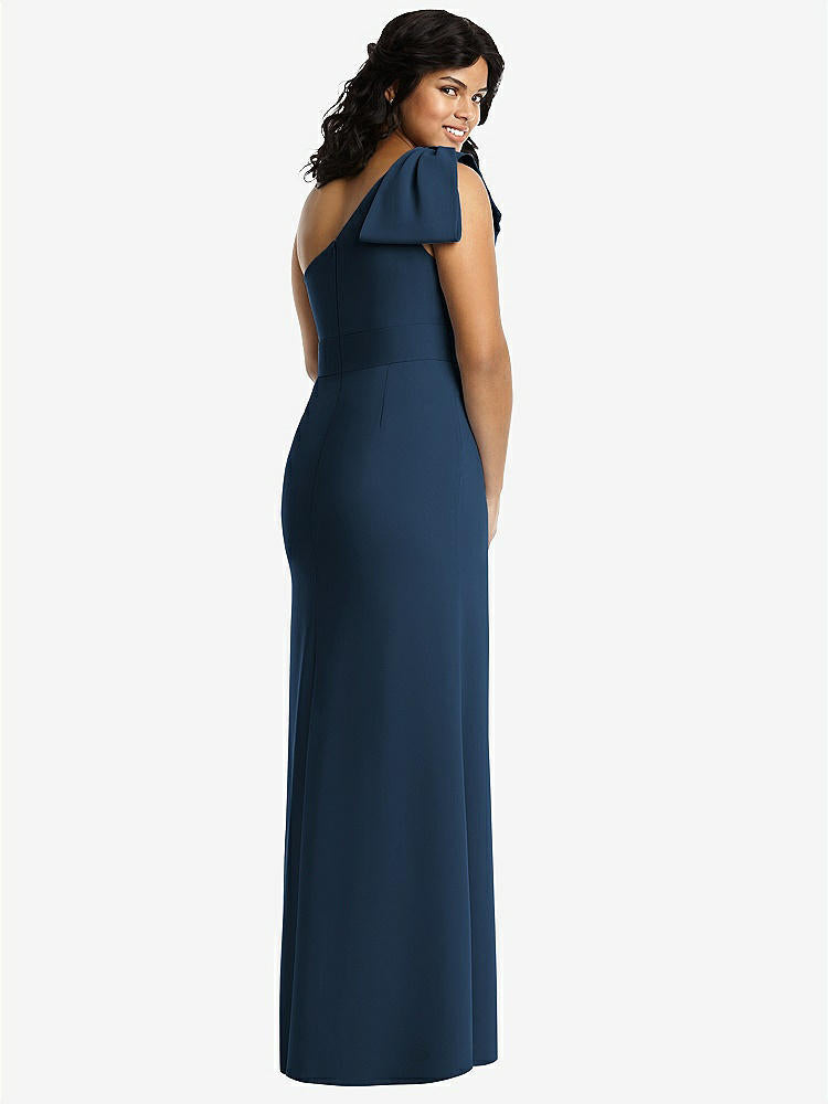 【NEW】【STYLE: 6769】弓 ワンショルダー トランペット ガウン【COLOR: Sofia Blue】【SIZE: 00-30W】