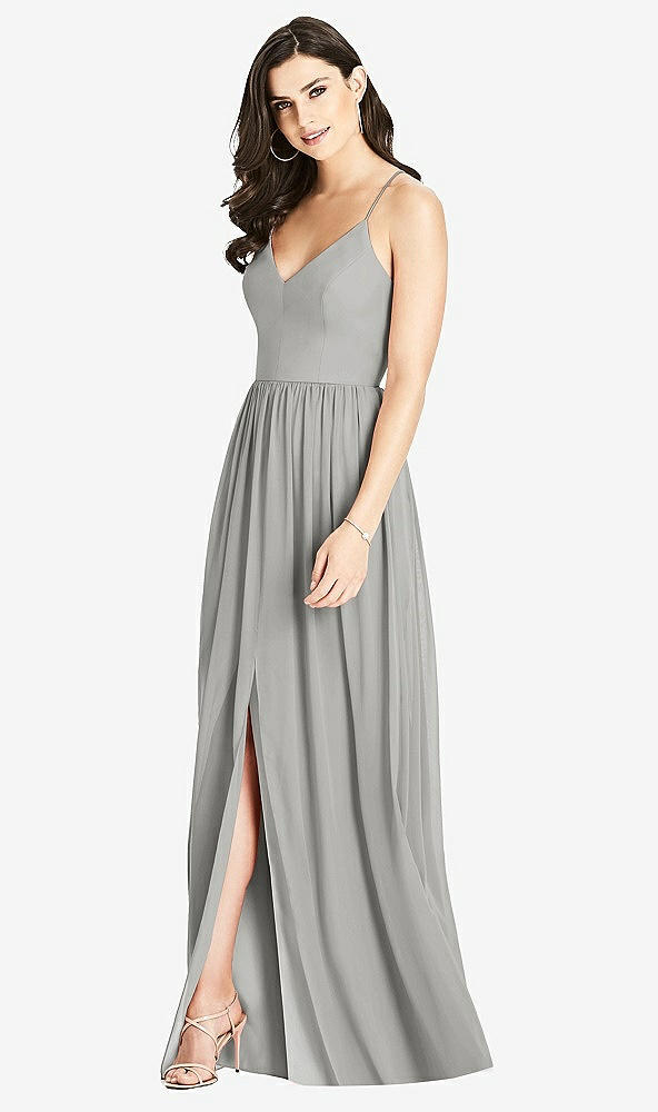 【STYLE: 3019】Criss Cross Strap Backless Maxi Dress【COLOR: Chelsea Gray】
