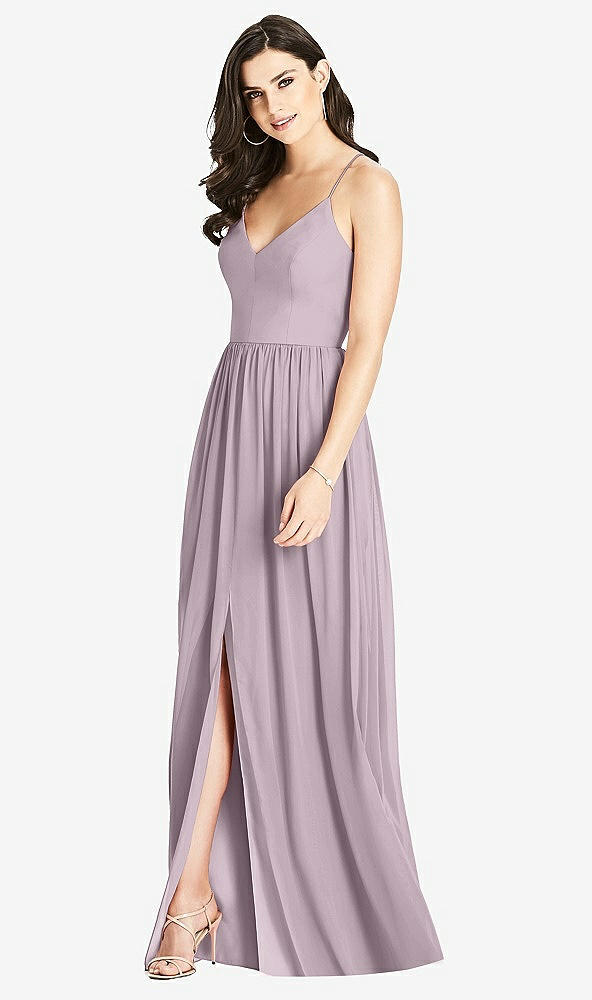【NEW】【STYLE: 3019】クロス クロス ストラップ バックレス マキシ ドレス【COLOR: Lilac Dusk】【SIZE: 00-30W】