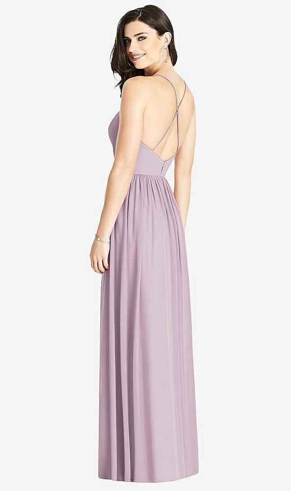 【STYLE: 3019】Criss Cross Strap Backless Maxi Dress【COLOR: Suede Rose】