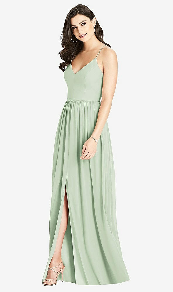 【STYLE: 3019】Criss Cross Strap Backless Maxi Dress【COLOR: Celadon】