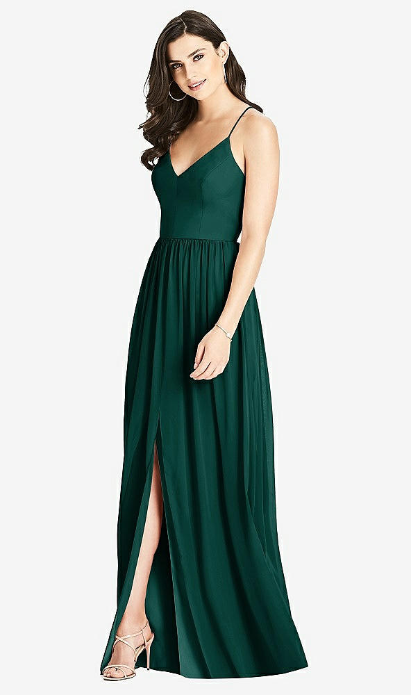 【STYLE: 3019】Criss Cross Strap Backless Maxi Dress【COLOR: Evergreen】