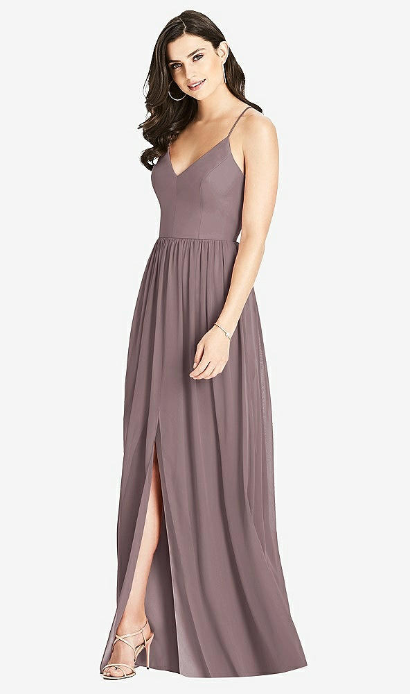 【STYLE: 3019】Criss Cross Strap Backless Maxi Dress【COLOR: French Truffle】