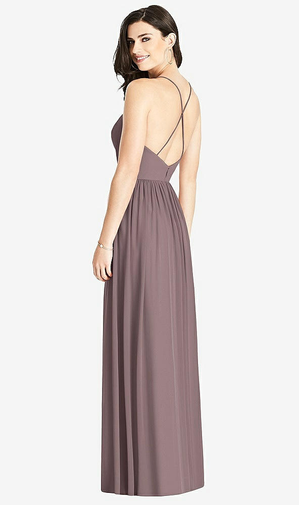 【STYLE: 3019】Criss Cross Strap Backless Maxi Dress【COLOR: French Truffle】