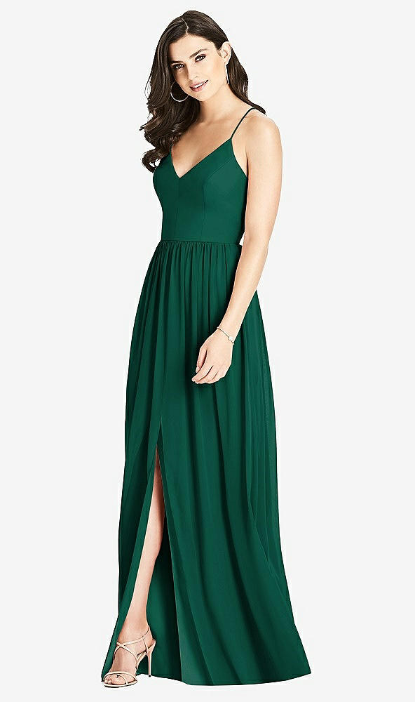 【STYLE: 3019】Criss Cross Strap Backless Maxi Dress【COLOR: Hunter Green】
