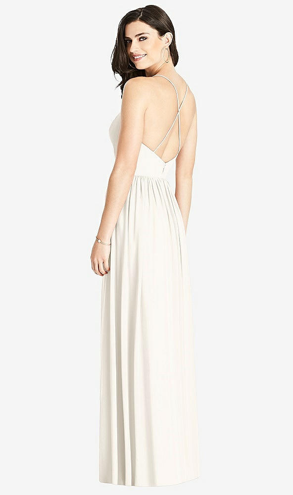 【STYLE: 3019】Criss Cross Strap Backless Maxi Dress【COLOR: Ivory】