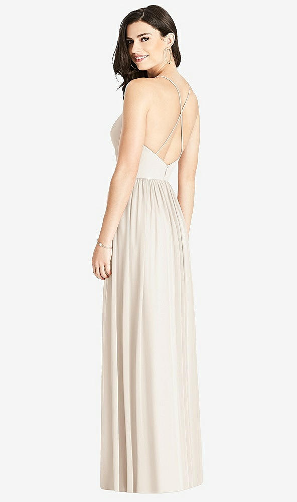 【STYLE: 3019】Criss Cross Strap Backless Maxi Dress【COLOR: Oat】
