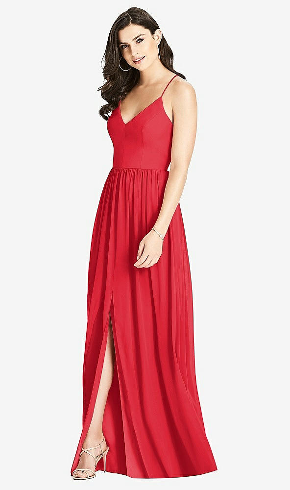 【STYLE: 3019】Criss Cross Strap Backless Maxi Dress【COLOR: Parisian Red】