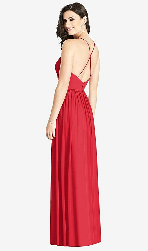 【STYLE: 3019】Criss Cross Strap Backless Maxi Dress【COLOR: Parisian Red】