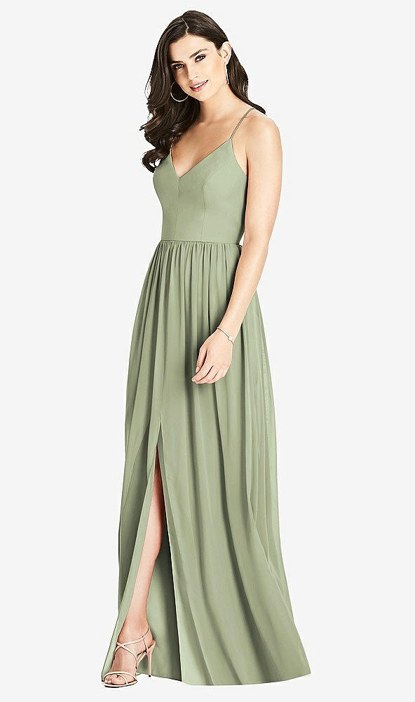 【STYLE: 3019】Criss Cross Strap Backless Maxi Dress【COLOR: Sage】