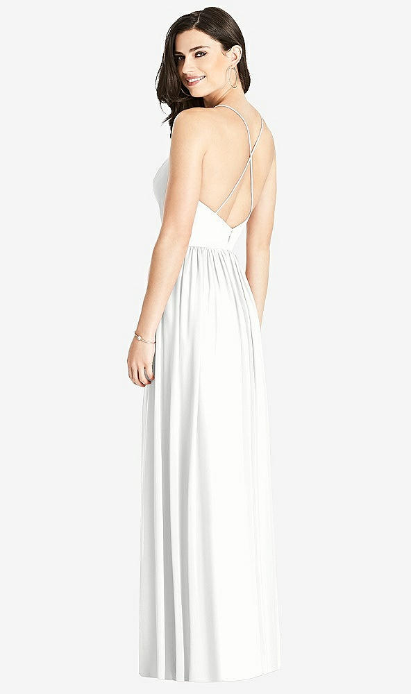 【STYLE: 3019】Criss Cross Strap Backless Maxi Dress【COLOR: White】