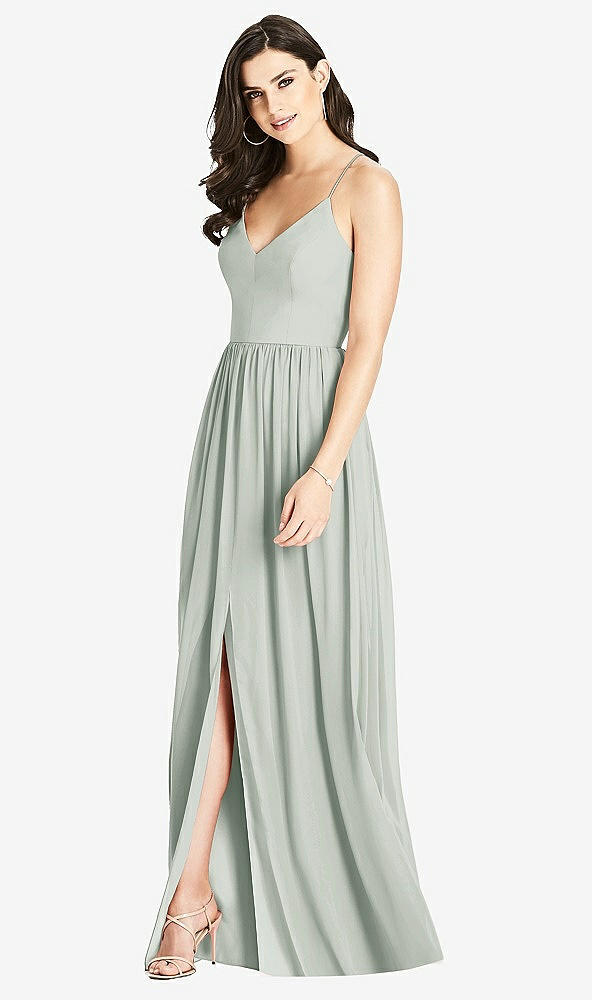 【STYLE: 3019】Criss Cross Strap Backless Maxi Dress【COLOR: Willow Green】