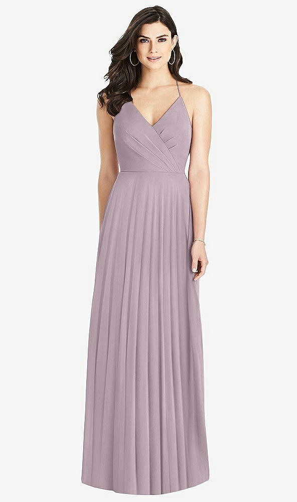 【NEW】【STYLE: 3021】フリル ストラップ カットアウト ラップ マキシ ドレス【COLOR: Lilac Dusk】【SIZE: 00-30W】