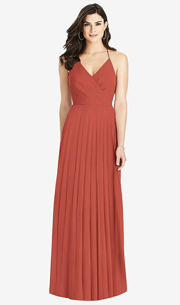 【STYLE: 3021】Ruffled Strap Cutout Wrap Maxi Dress【COLOR: Amber Sunset】