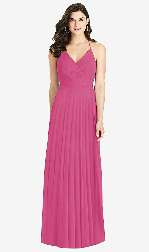 【STYLE: 3021】Ruffled Strap Cutout Wrap Maxi Dress【COLOR: Tea Rose】