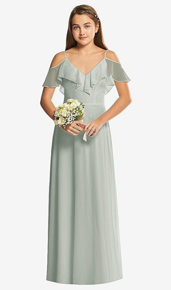 【STYLE: JR548】Dessy Collection Junior Bridesmaid Dress JR548【COLOR: Willow Green】