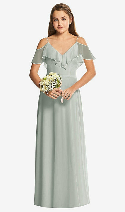 【STYLE: JR548】Dessy Collection Junior Bridesmaid Dress JR548【COLOR: Willow Green】