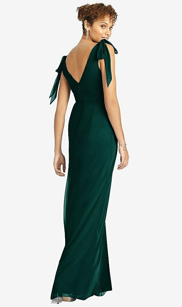 【NEW】【STYLE: 4542】弓肩 袖なし 深い Vバック 人魚 ドレス【COLOR: Evergreen】【SIZE: 00-30W】