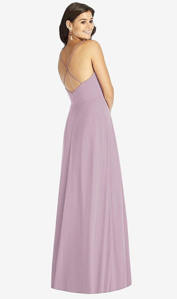 【NEW】【STYLE: TH007】クロス クロス 背面 a-line maxi ドレス【COLOR: Suede Rose】【SIZE: 00-30W】